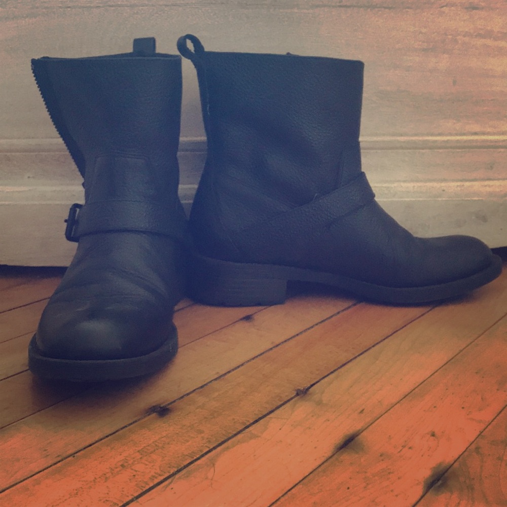 Nine West black ankle boots